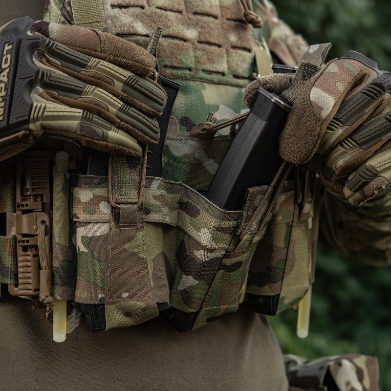 M-Tac передня панель для плитоноски Cuirass QRS на три магазина Multicam