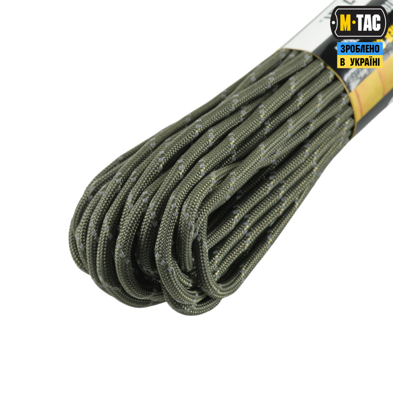 M-Tac паракорд 475 Ranger Green Reflective 15м