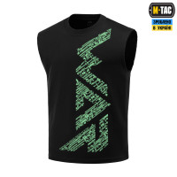 M-Tac футболка безрукавка WAR Cotton Hard Black/Mint