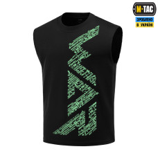 M-Tac футболка безрукавка WAR Cotton Hard Black/Mint