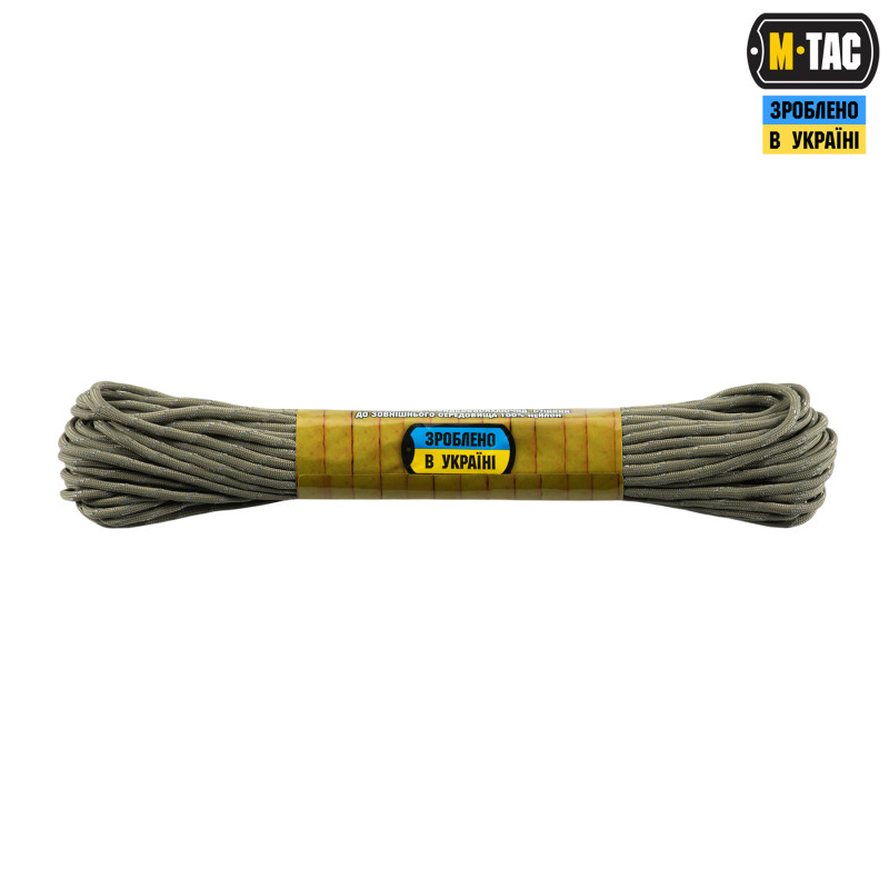 M-Tac паракорд 475 Tan Reflective 15м
