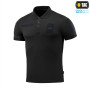 M-Tac поло Elite Tactical Coolmax Black/Dark Navy Blue