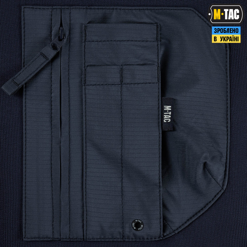 M-Tac світшот Nylon Pocket Cotton Hard Indigo Blue