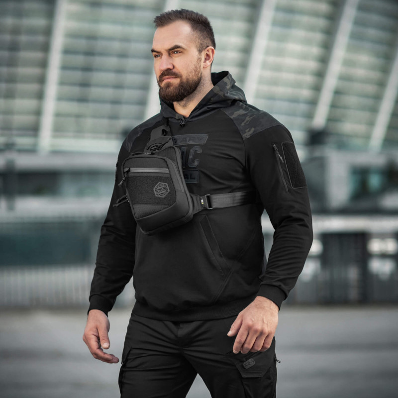 M-Tac сумка Sling Pistol Bag Hex з липучкою Black