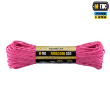 M-Tac паракорд 550 type III Neon Pink 30м