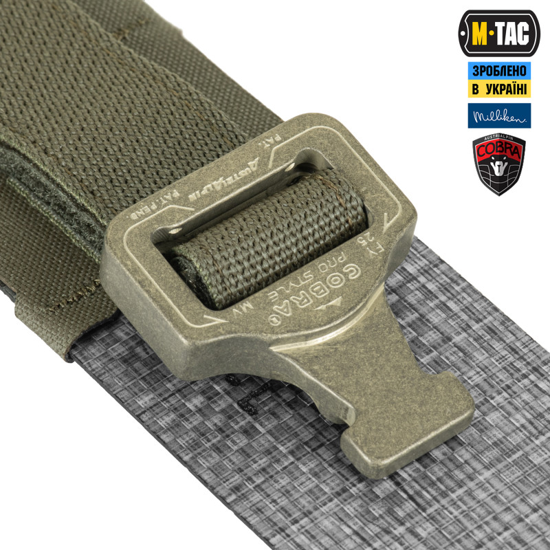 M-Tac ремінь Tiger Belt Cobra Buckle Ranger Green