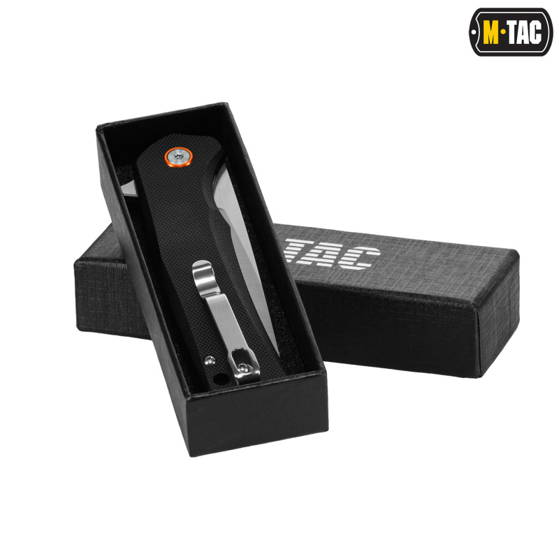 M-Tac ніж складний Type 16 Black/Steel