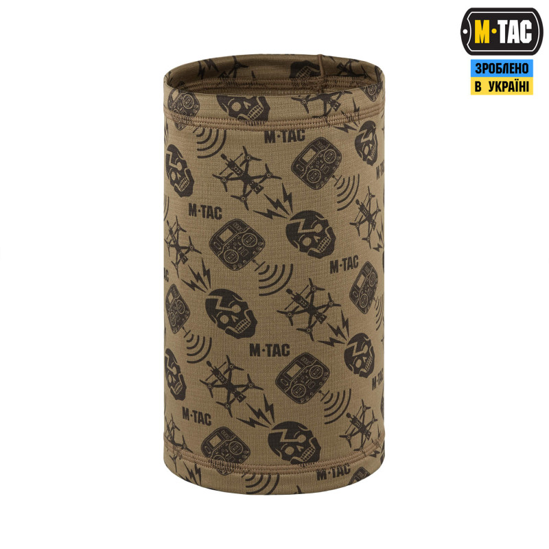 M-Tac шарф-труба мікрофліс Drone Pattern Tan
