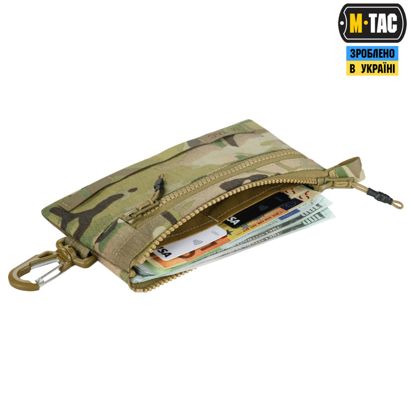 M-Tac гаманець горизонтальний з карабіном X-PAC Elite Multicam