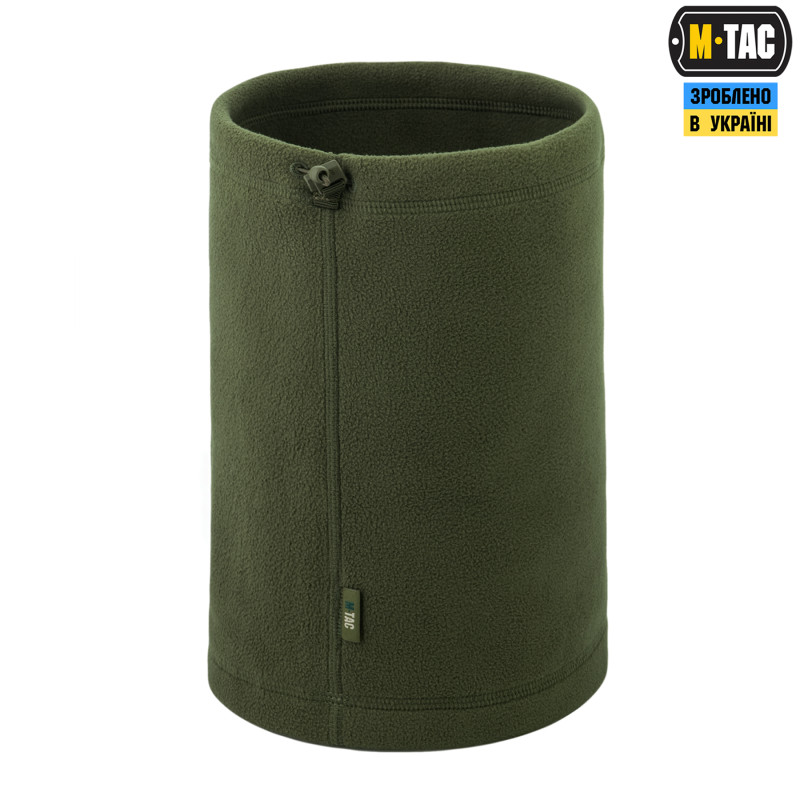 M-Tac шарф-труба Elite короткий з затяжкою фліс (320г/м2) Army Olive (L/XL)
