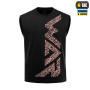 M-Tac футболка безрукавка WAR Cotton Hard Black/Ash Rose