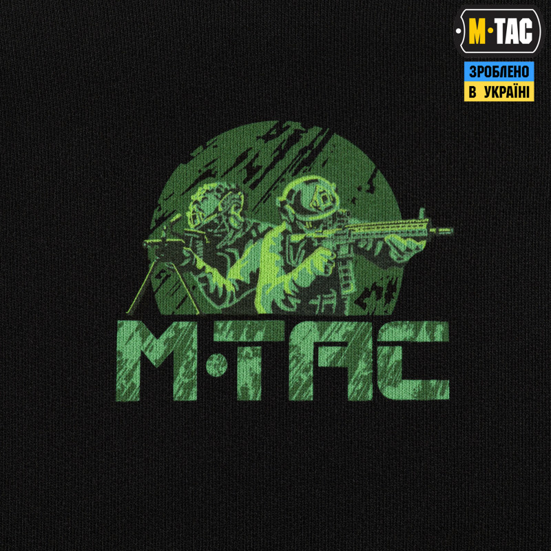 M-Tac кофта Hoodie Пліч-о-пліч Hard Black