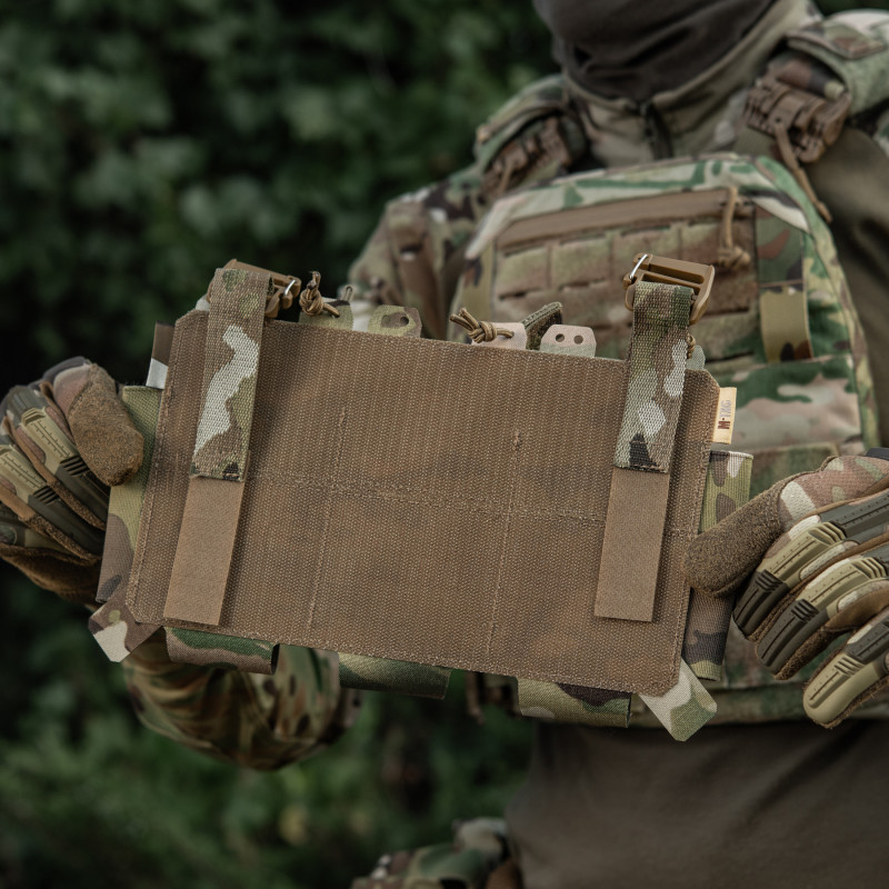 M-Tac передня панель для плитоноски Cuirass QRS на три магазина Multicam