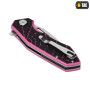 M-Tac ніж складний Type 12 Spider Web Black/Pink/Steel