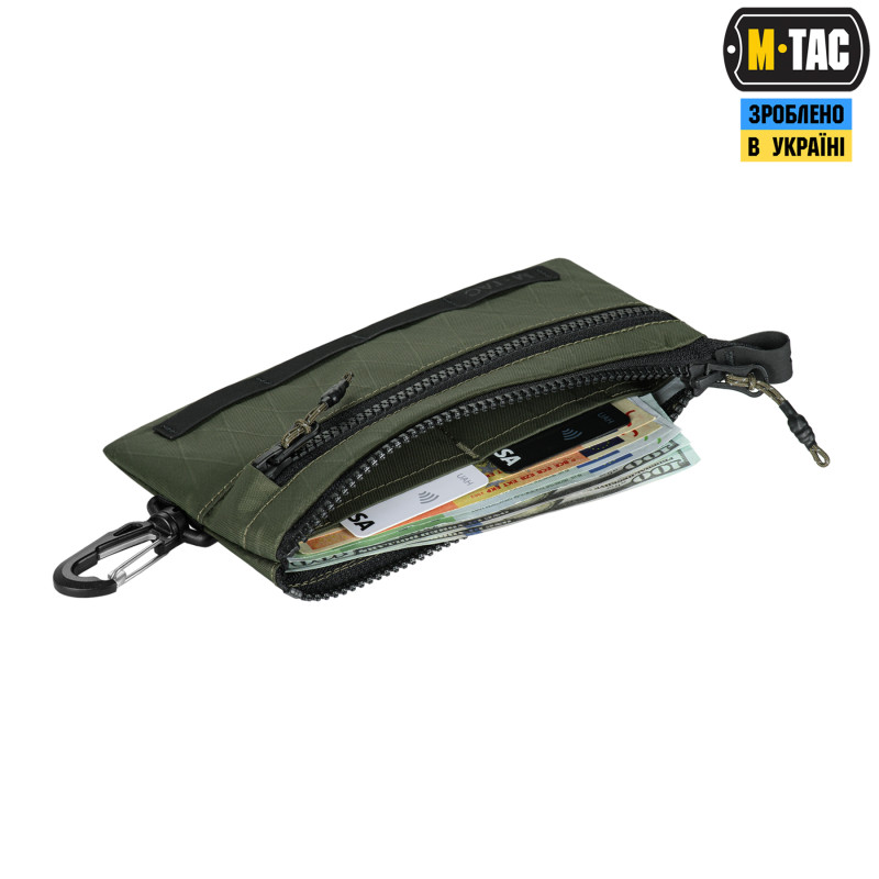 M-Tac гаманець горизонтальний з карабіном X-PAC Elite Ranger Green