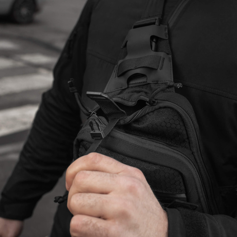 M-Tac сумка Sling Pistol Bag Hex Black