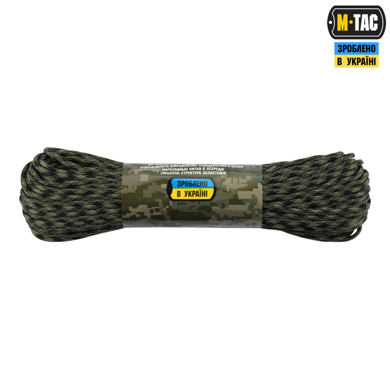 M-Tac паракорд 550 mil-spec Black Forest 30м