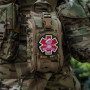 M-Tac нашивка Paramedic Медвідь (PVC) Pink/Black