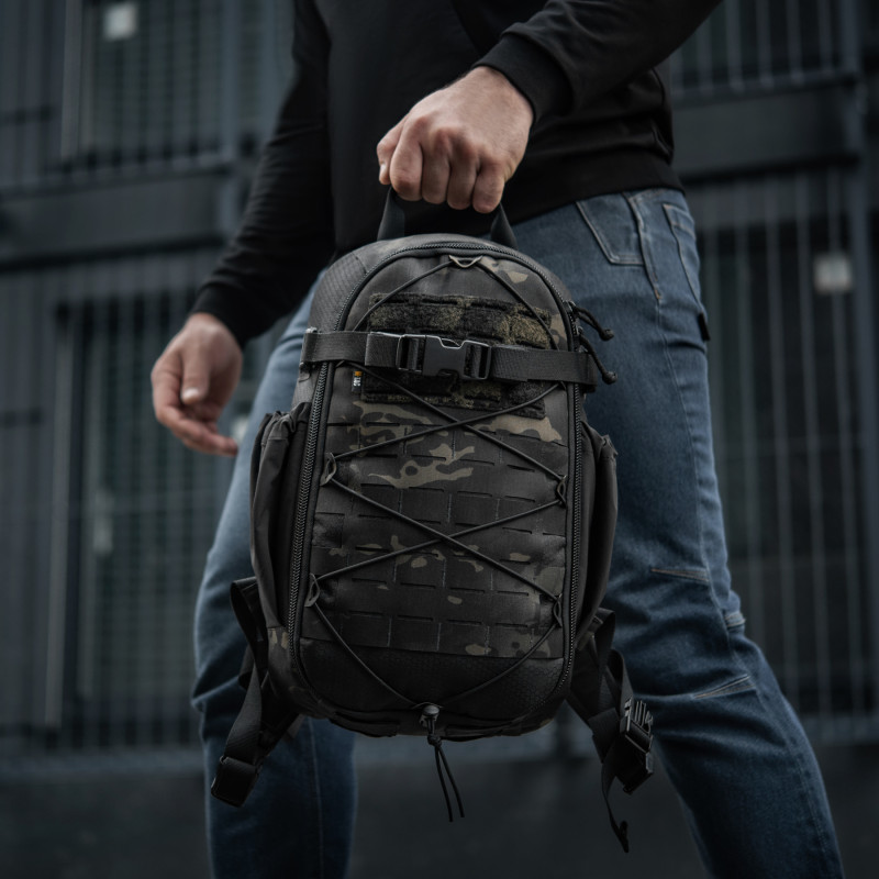 M-Tac рюкзак Sturm з ергономічними лямками Elite Multicam Black