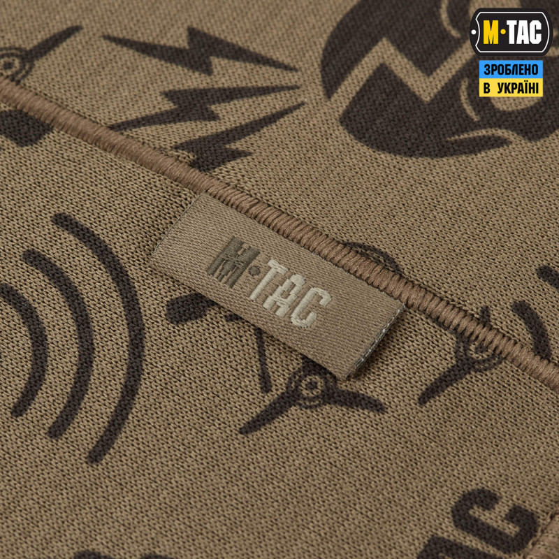 M-Tac шарф-труба мікрофліс Drone Pattern Tan