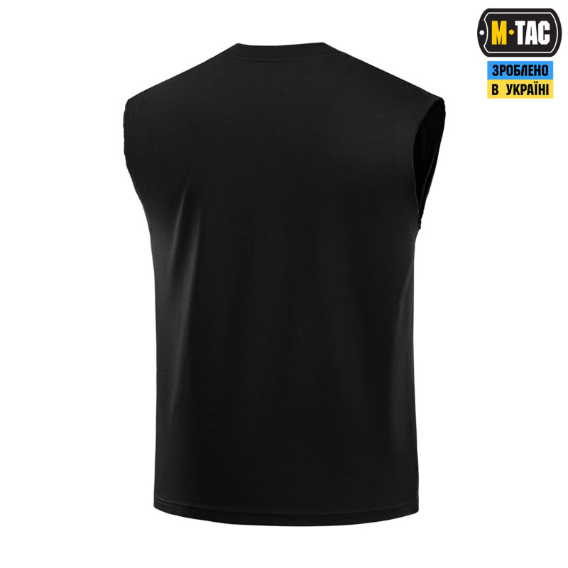 M-Tac футболка безрукавка WAR Cotton Hard Black/Mint