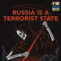 M-Tac футболка russia is a terrorist state Oversize Cotton Hard Black