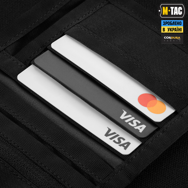 M-Tac гаманець Tactical Wallet Elite Black