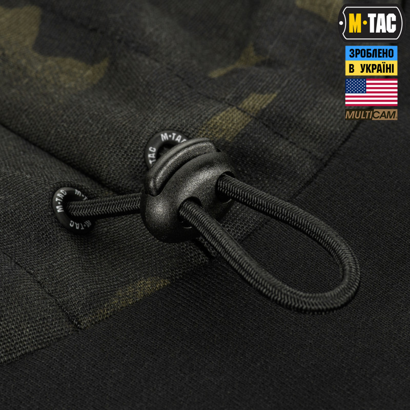 M-Tac кофта Hoodie Combat Black Edition Black Multicam