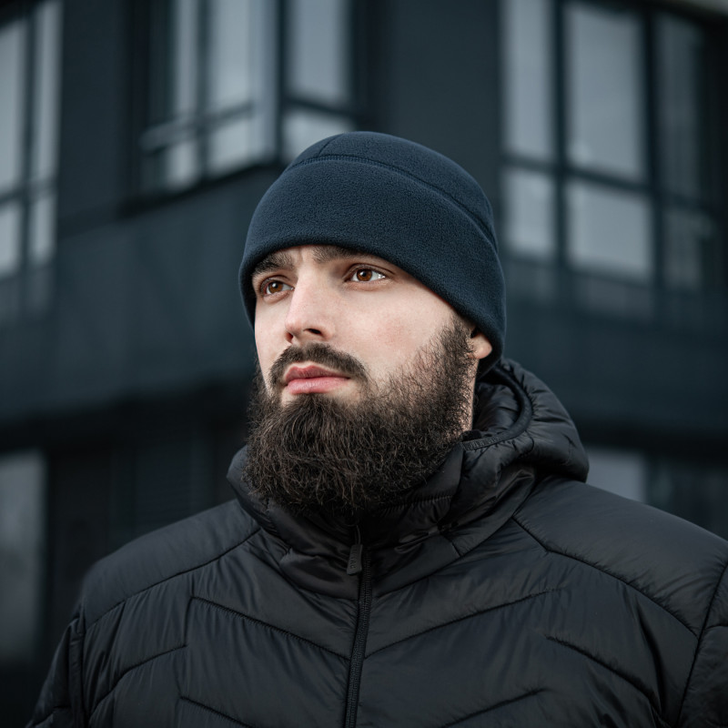M-Tac шапка Watch Cap Elite фліс (320г/м2) with Slimtex Dark Navy Blue