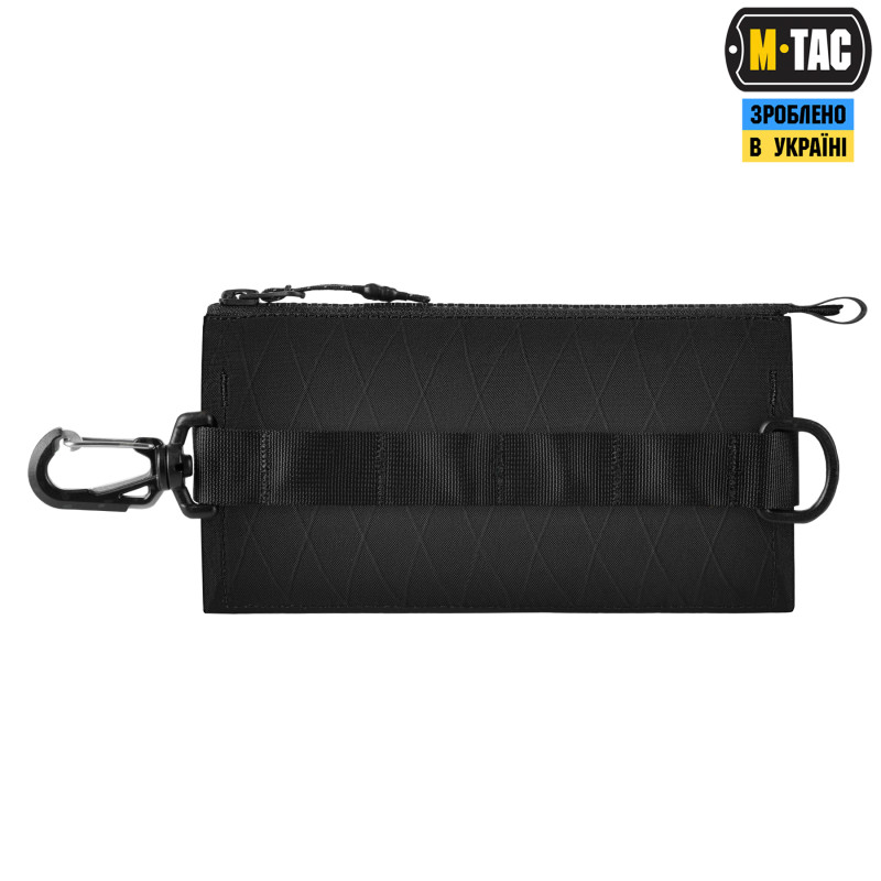 M-Tac гаманець горизонтальний з карабіном X-PAC Elite Black