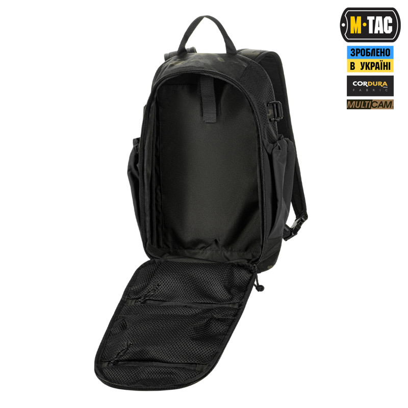 M-Tac рюкзак Sturm з ергономічними лямками Elite Multicam Black