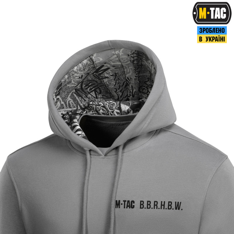 M-Tac кофта Hoodie My Home is my Castle Light Hard Grey