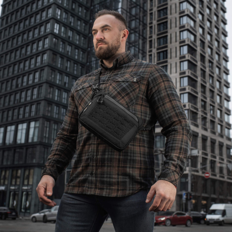 M-Tac сумка Admin Bag з липучкою Black