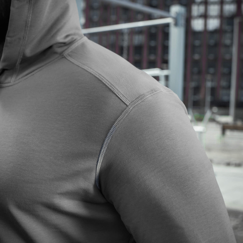 M-Tac кофта Hoodie Born by Revolution Light Grey