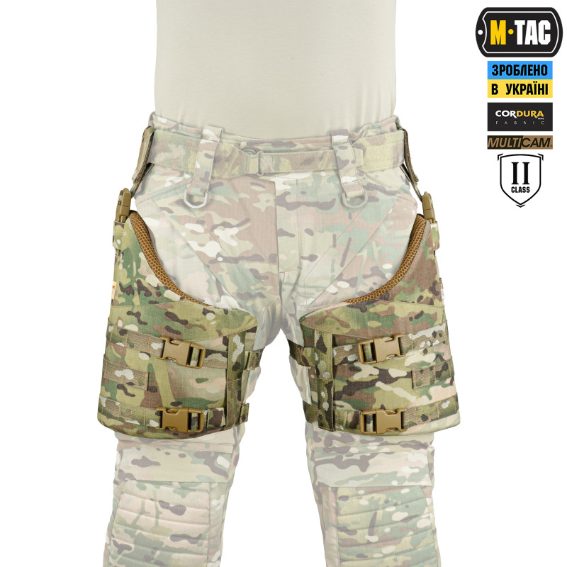 M-Tac захист стегон з балістичним пакетом 2 клас Multicam
