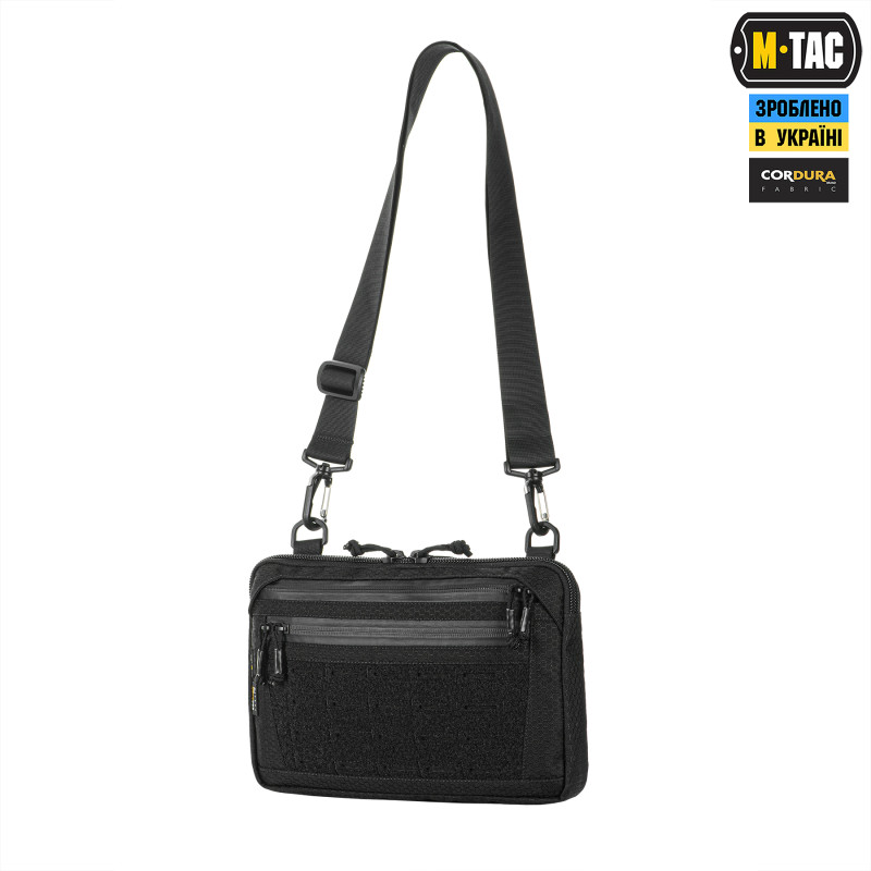 M-Tac сумка Admin Bag Medium Elite з липучкою Hex Black