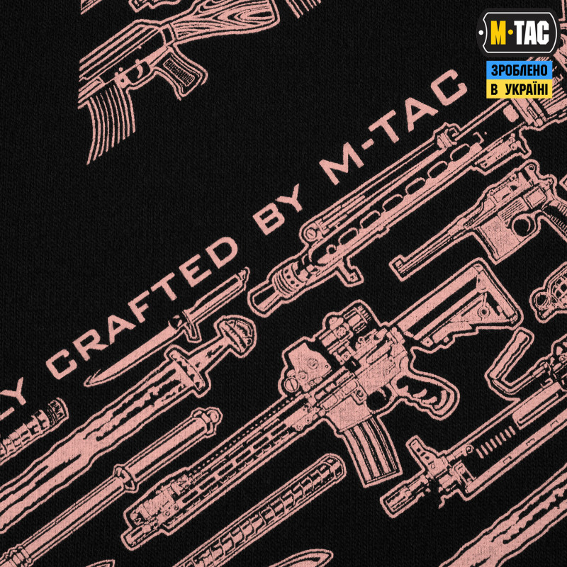 M-Tac футболка WAR Cotton Hard Black/Ash Rose