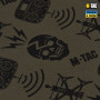 M-Tac шарф-труба мікрофліс Drone Pattern Dark Olive