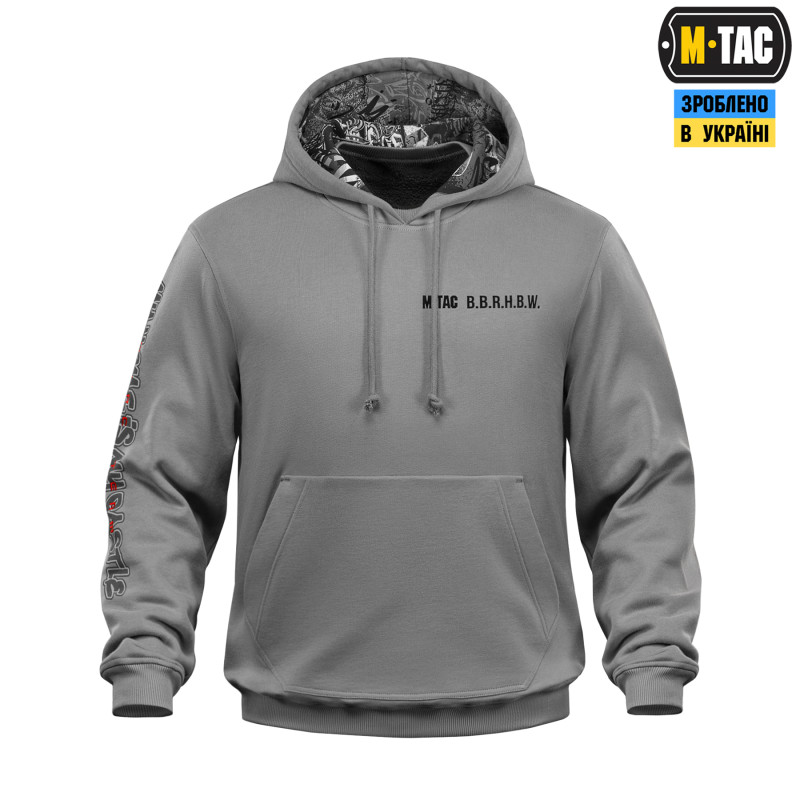 M-Tac кофта Hoodie My Home is my Castle Light Hard Grey