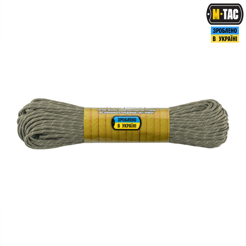 M-Tac паракорд 475 Tan Reflective 30м