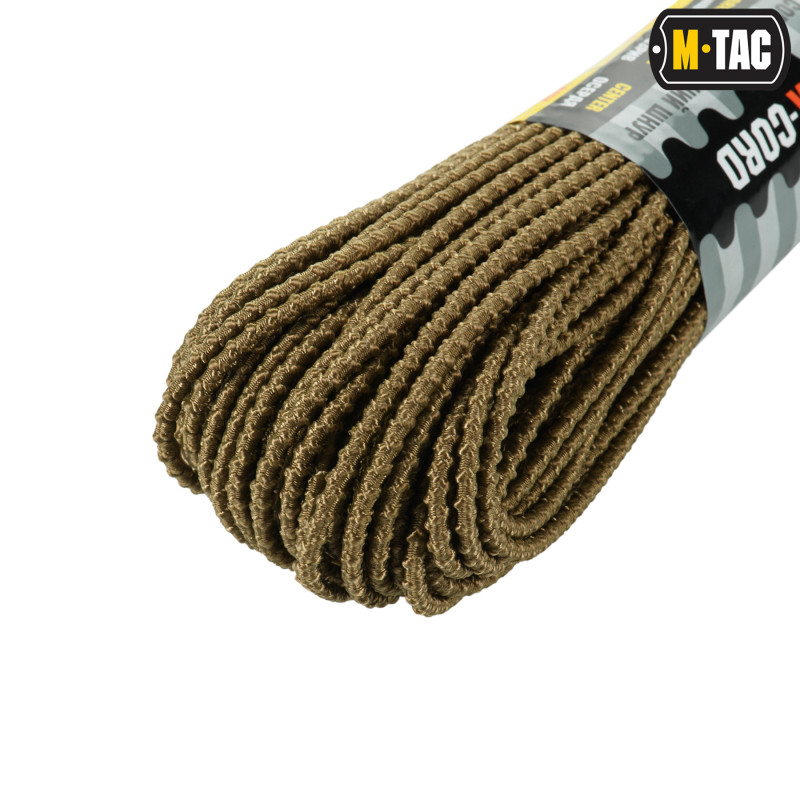 M-Tac паракорд Shock-Cord 3mm Dragon Skin Coyote 30м