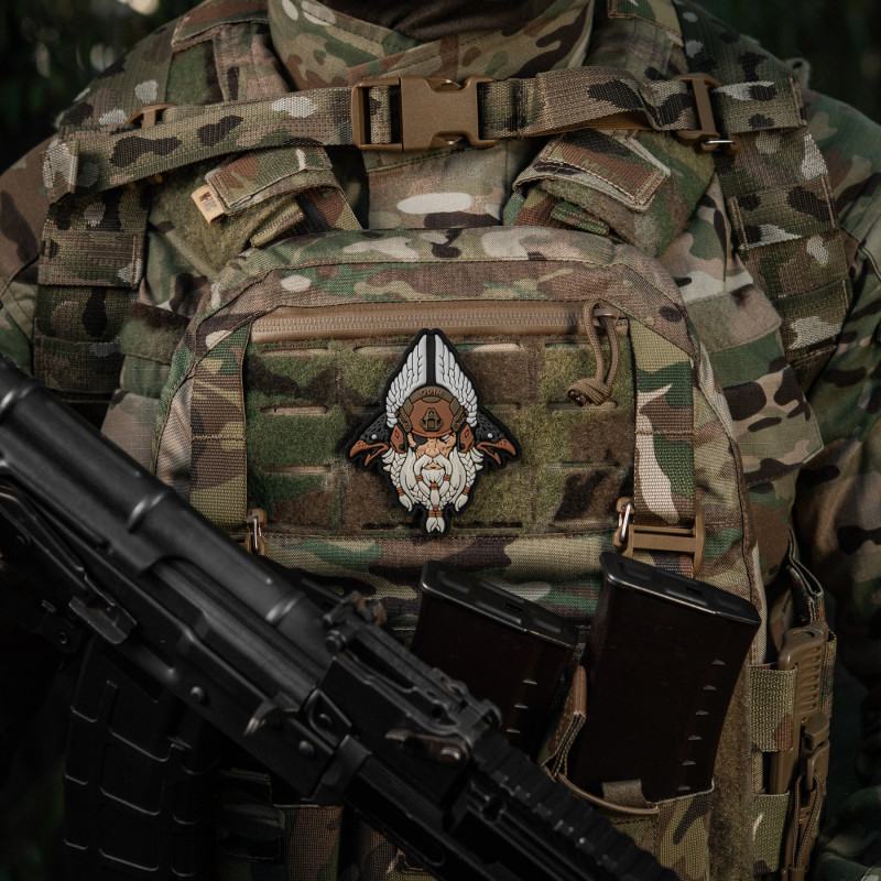 M-Tac нашивка Odin Tactical 3D PVC White/Coyote