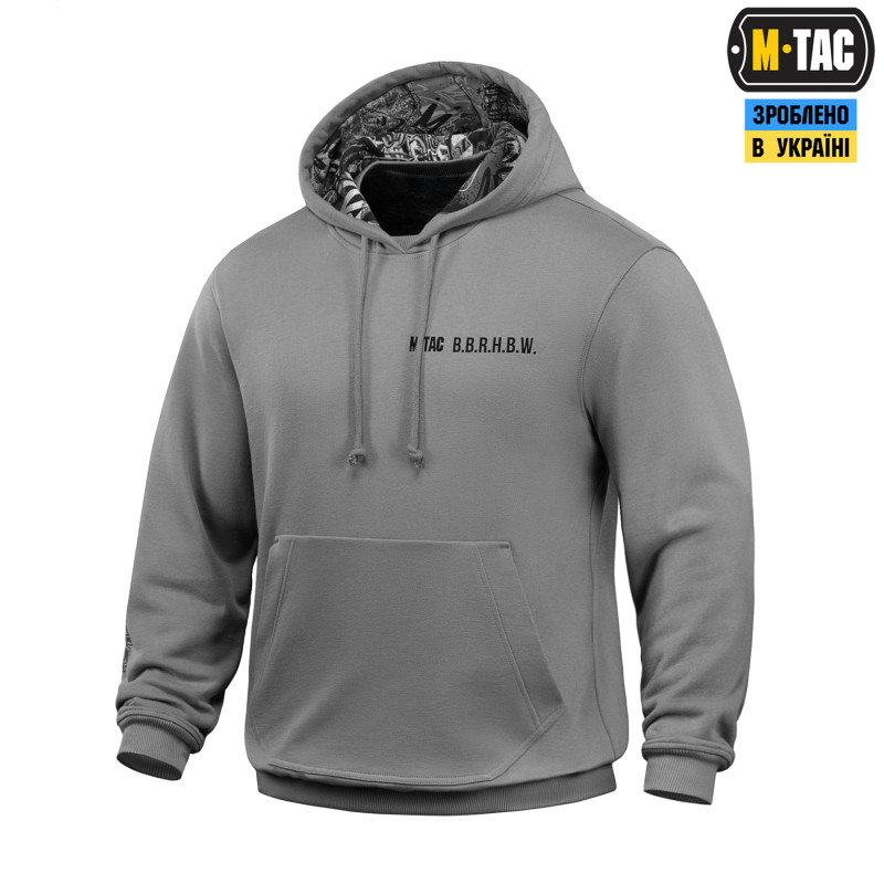 M-Tac кофта Hoodie My Home is my Castle Light Hard Grey