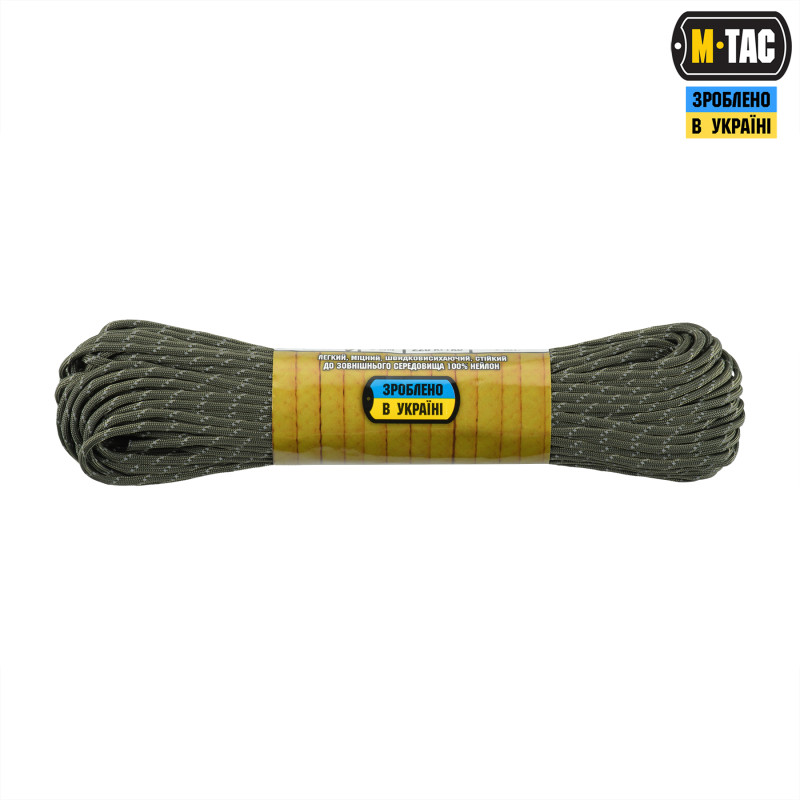 M-Tac паракорд 475 Ranger Green Reflective 30м