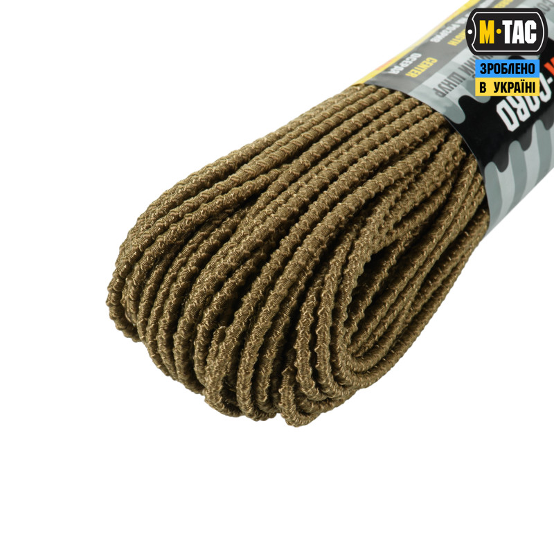 M-Tac паракорд Shock-Cord 3mm Dragon Skin Coyote 30м