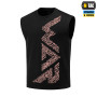 M-Tac футболка безрукавка WAR Cotton Hard Black/Ash Rose